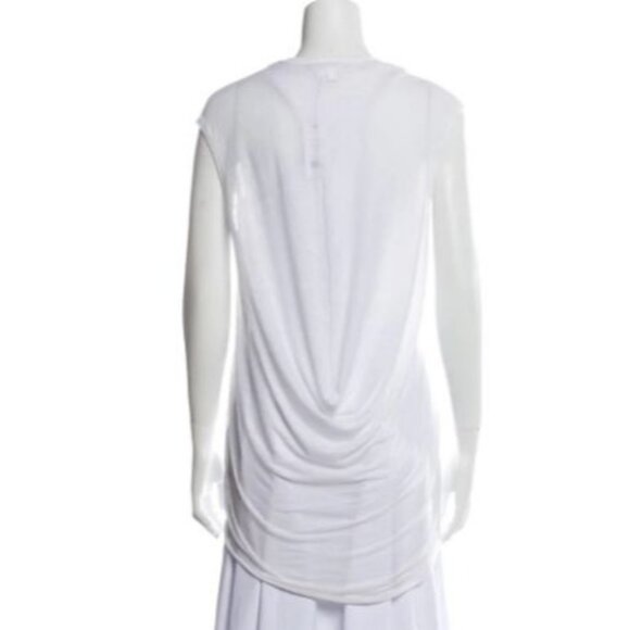Helmut Lang Cowl Back Tank Top Sleeveless Scoop Neck Lightweight Extra Long - Picture 3 of 6